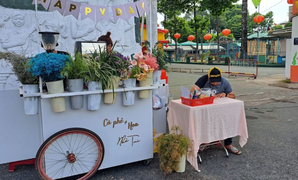 Bán cafe dạng xe di động
