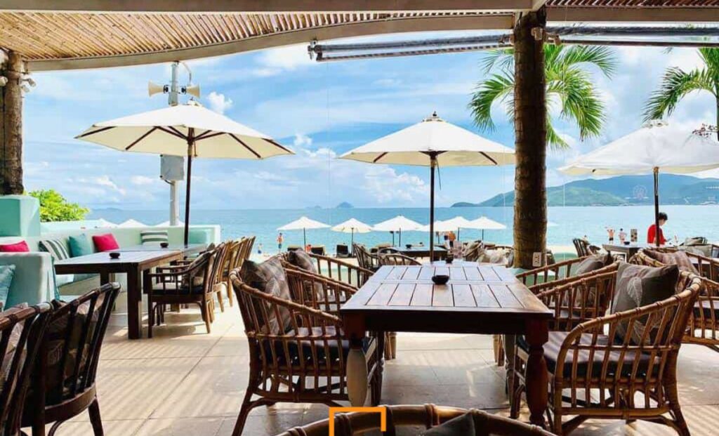 Quán cafe ở bãi biển